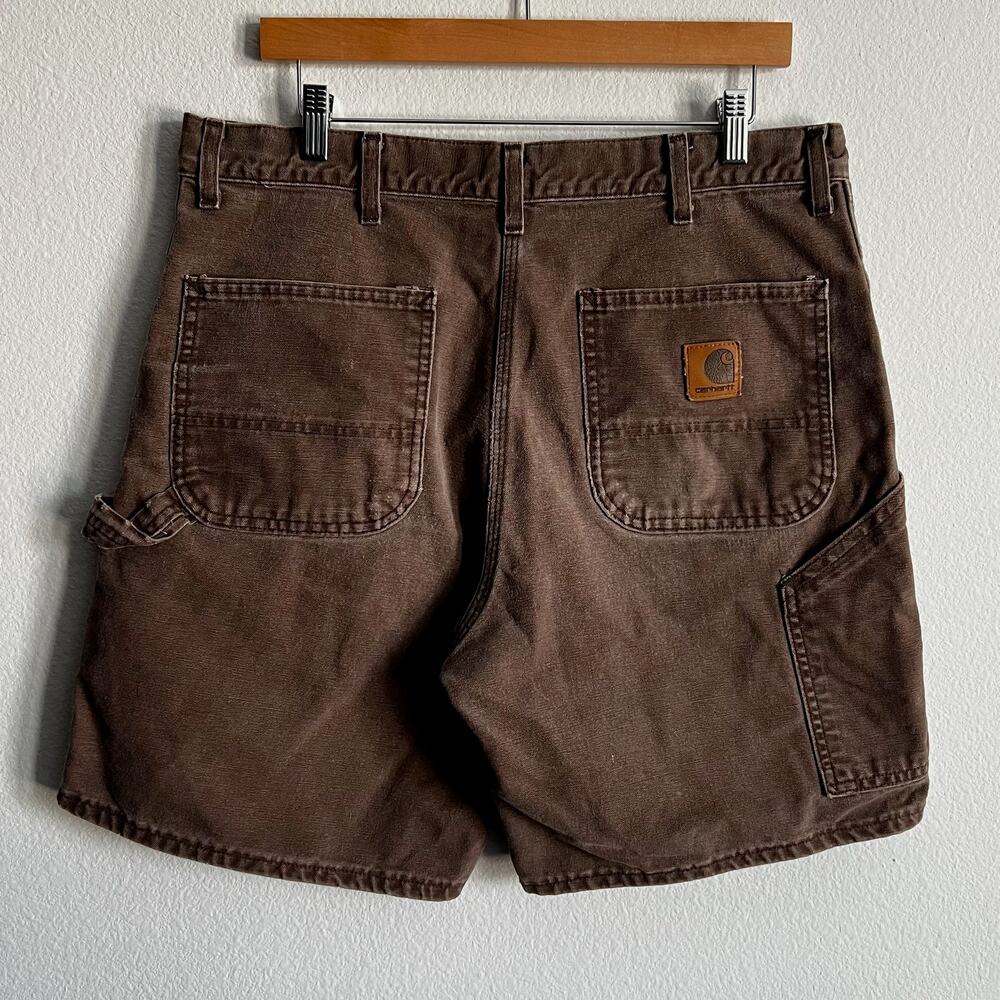 Carhartt CHT faded brown work wear carpenter shorts